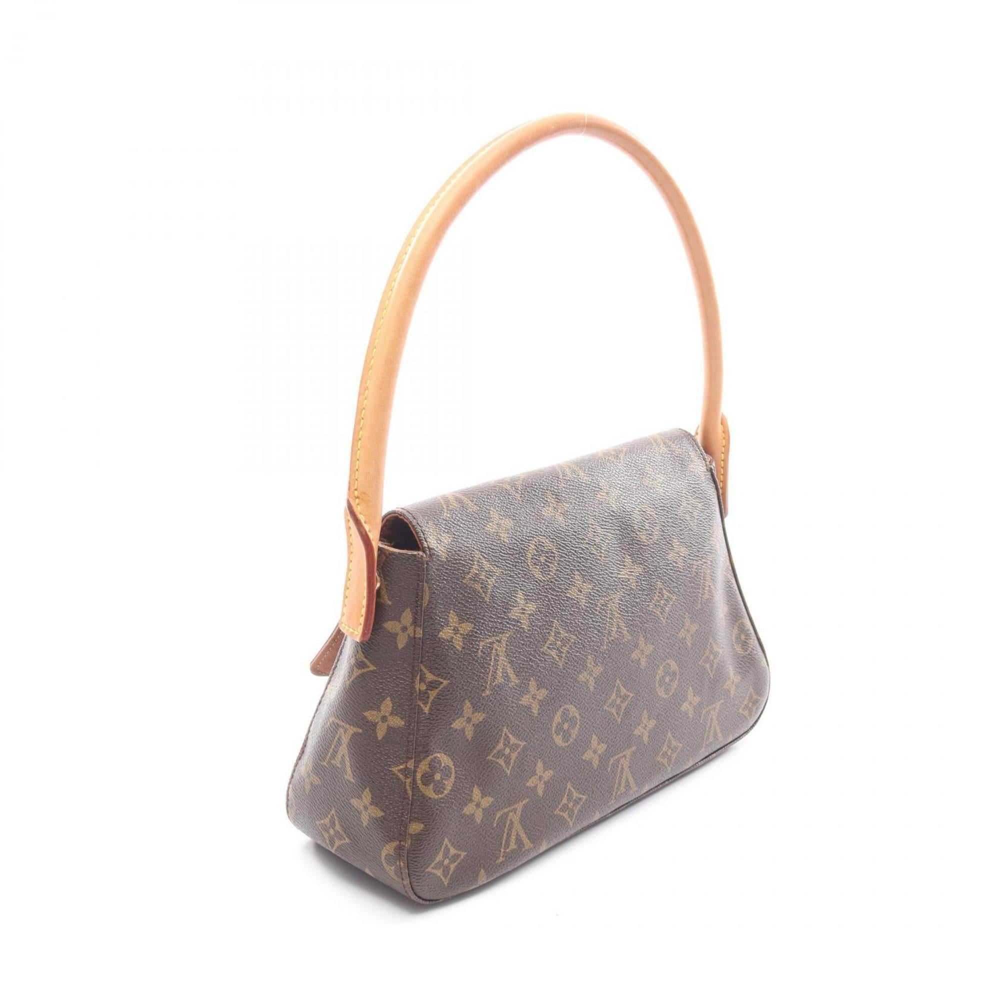 Louis Vuitton Brown Coated Canvas Pvc Monogram Leather Handbag