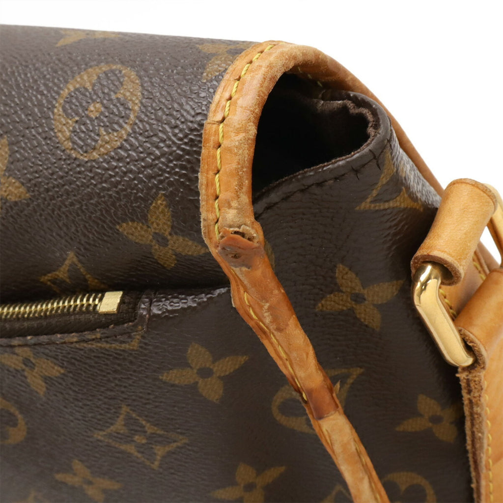 Louis Vuitton Brown Monogram Canvas Shoulder Bag