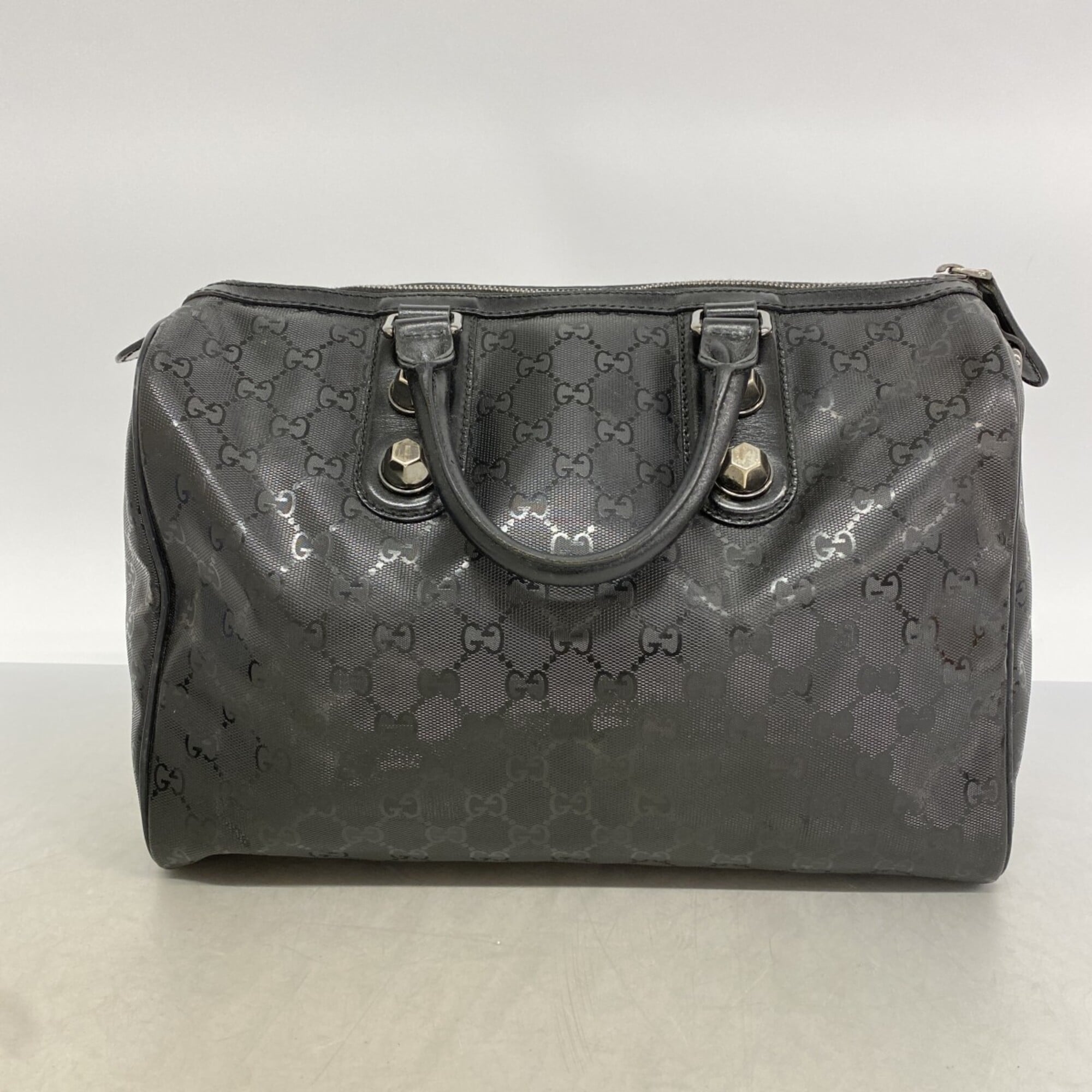 Gucci Black Pvc Handbag (Pre-Owned)