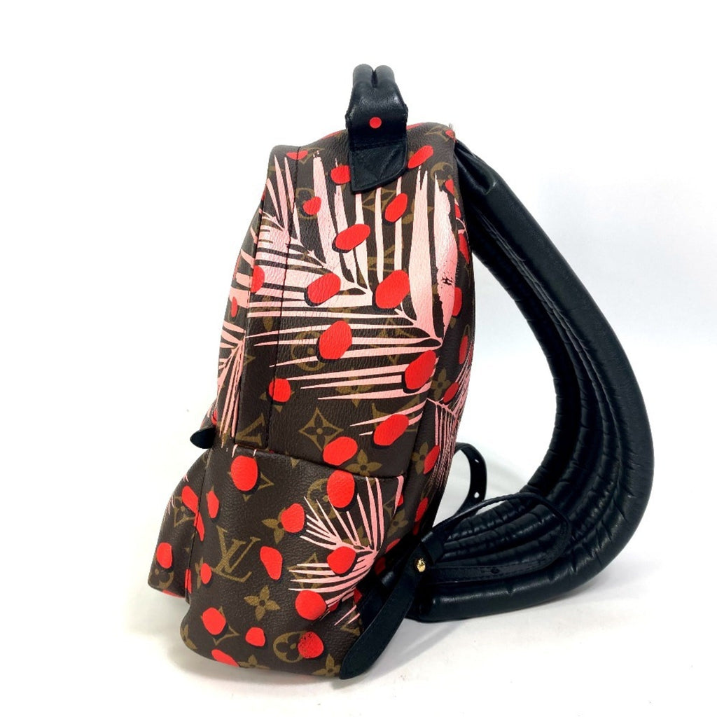 Louis Vuitton Brown Pink Red Color Monogram Backpack