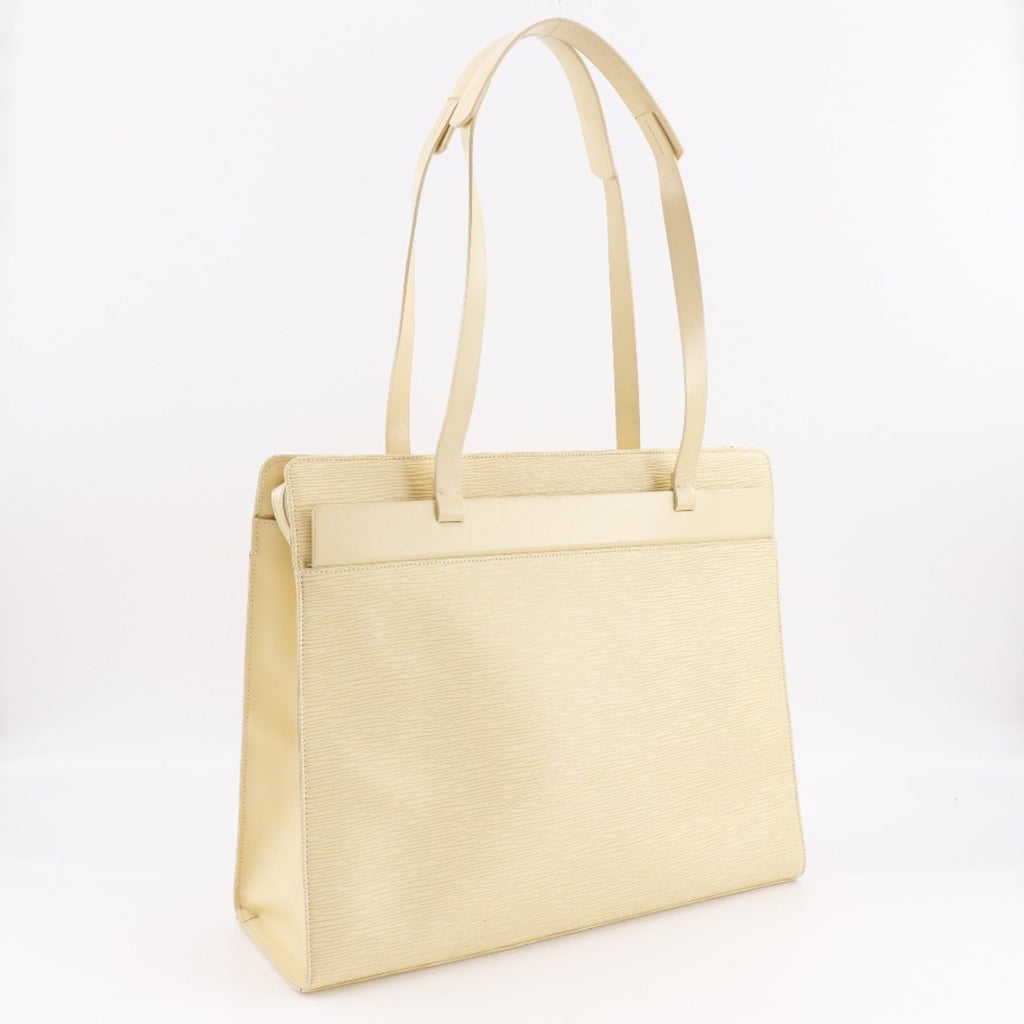 Louis Vuitton Cream Epi Leather Tote Bag