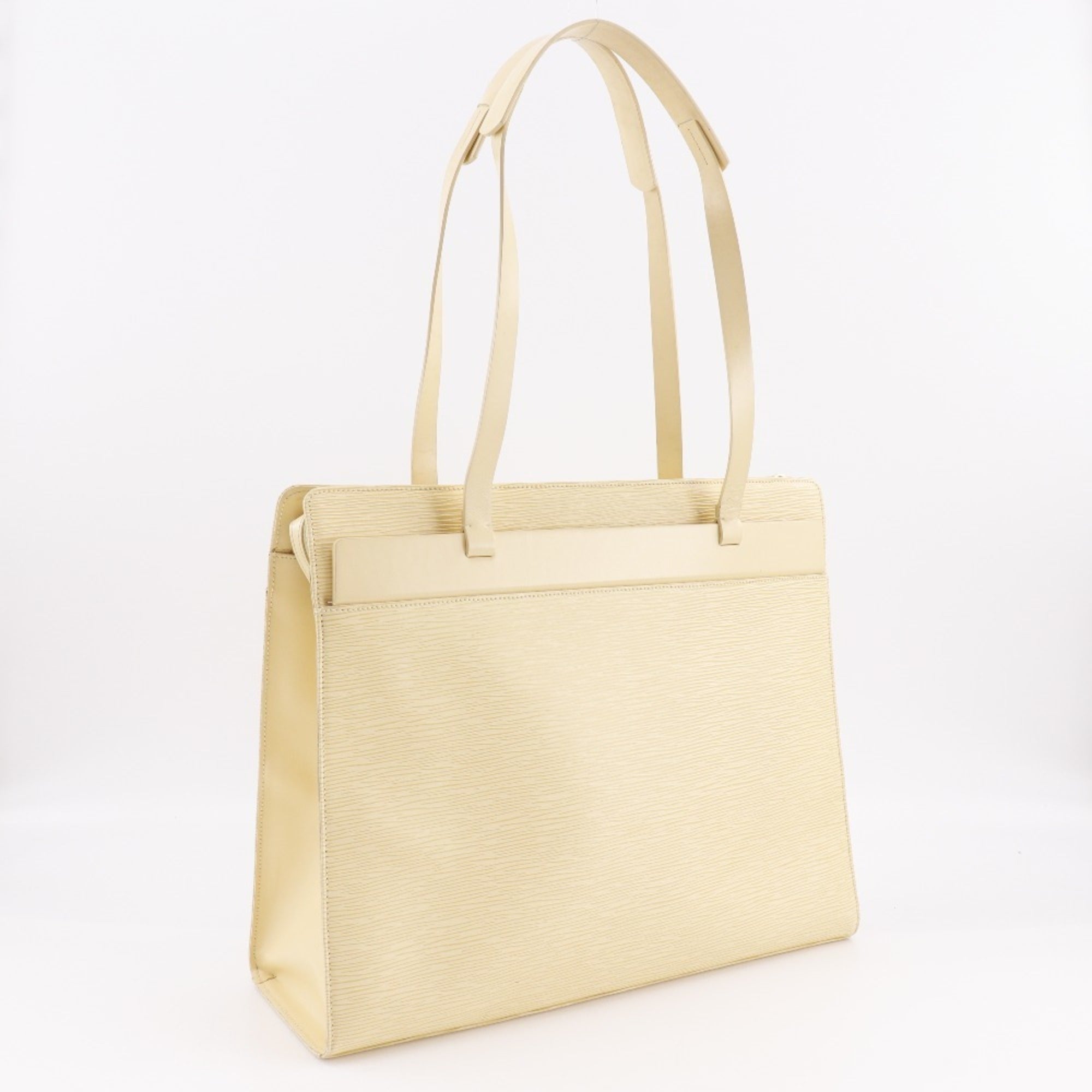 Louis Vuitton Cream Epi Leather Tote Bag
