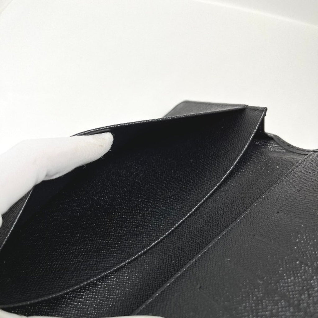 Louis Vuitton Epi Noir Epi Leather Long Wallet