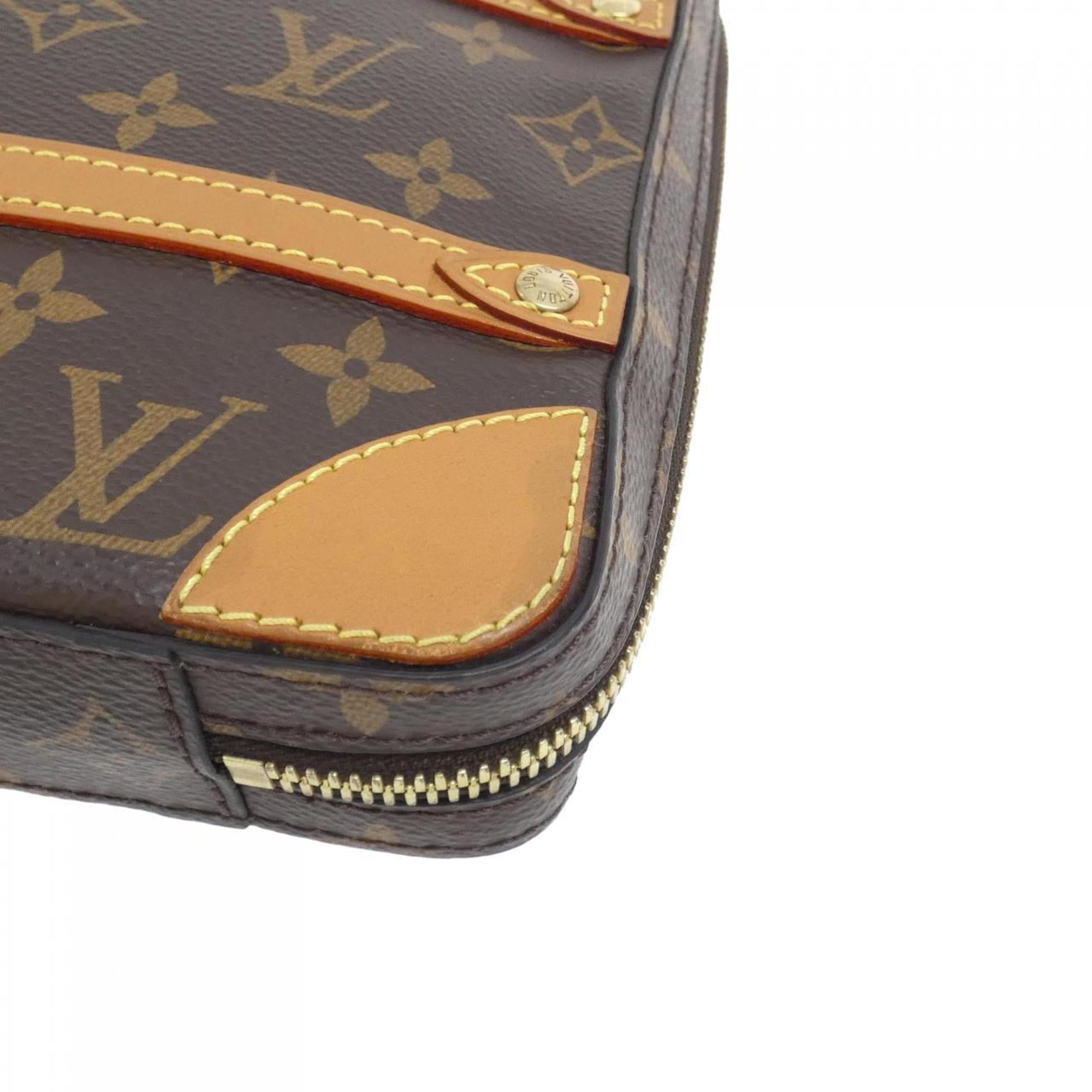 Louis Vuitton Monogram Marron Coated Canvas Shoulder Bag