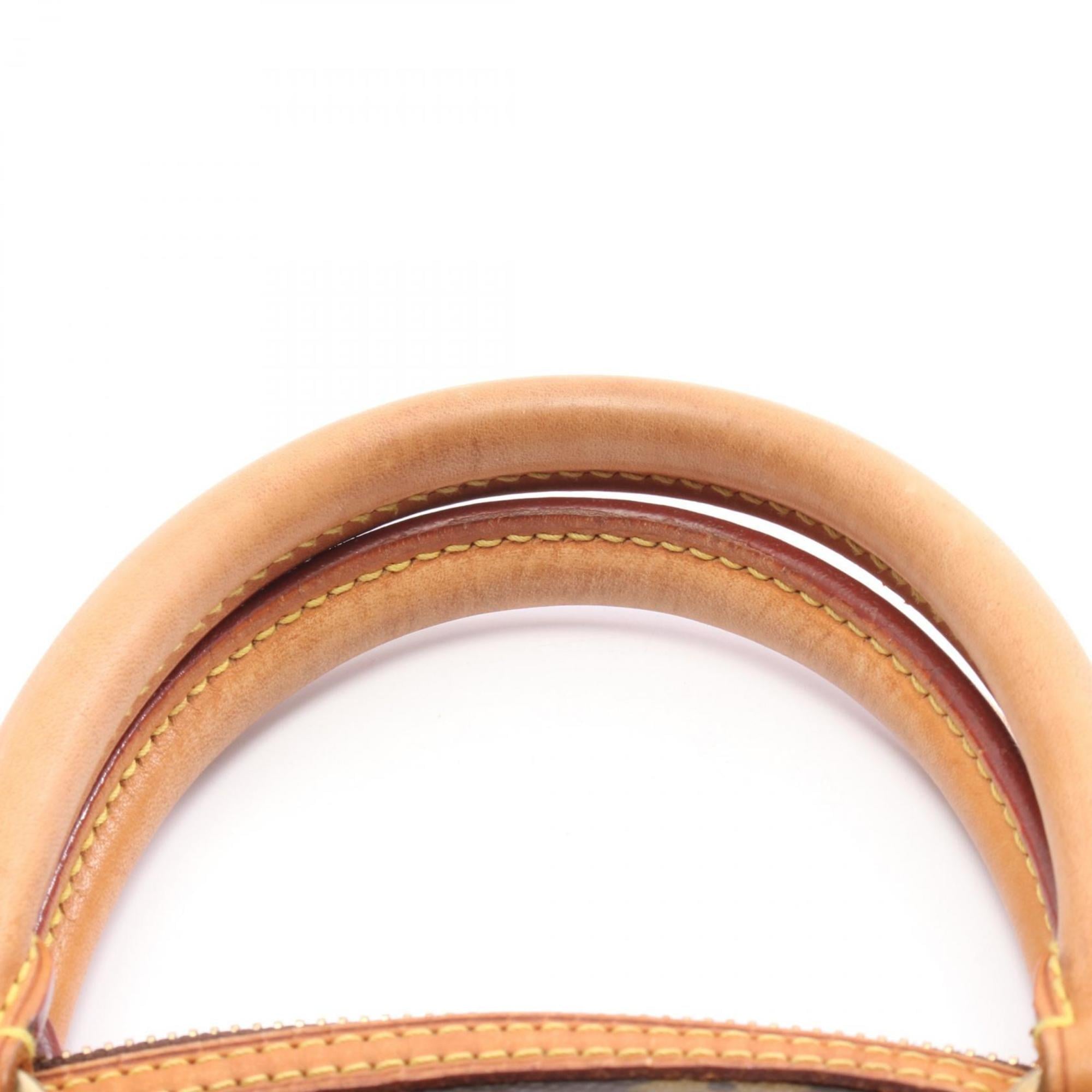 Louis Vuitton Brown Monogram Coated Canvas Leather Handbag
