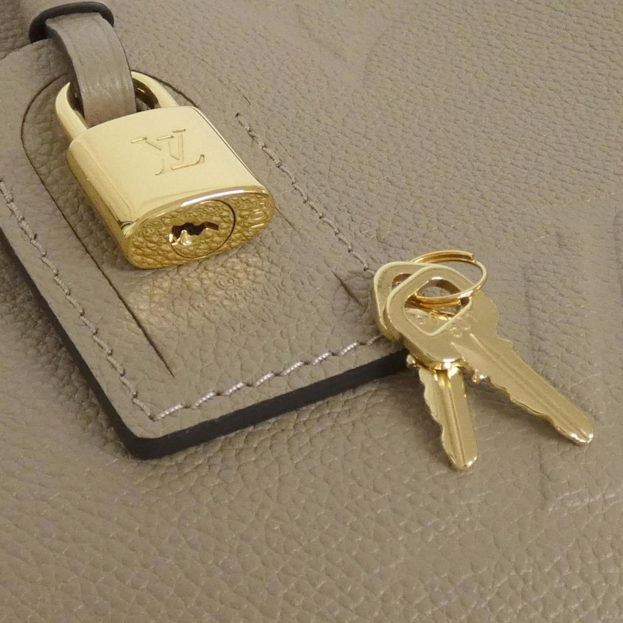Louis Vuitton Tourterelle Leather Handbag
