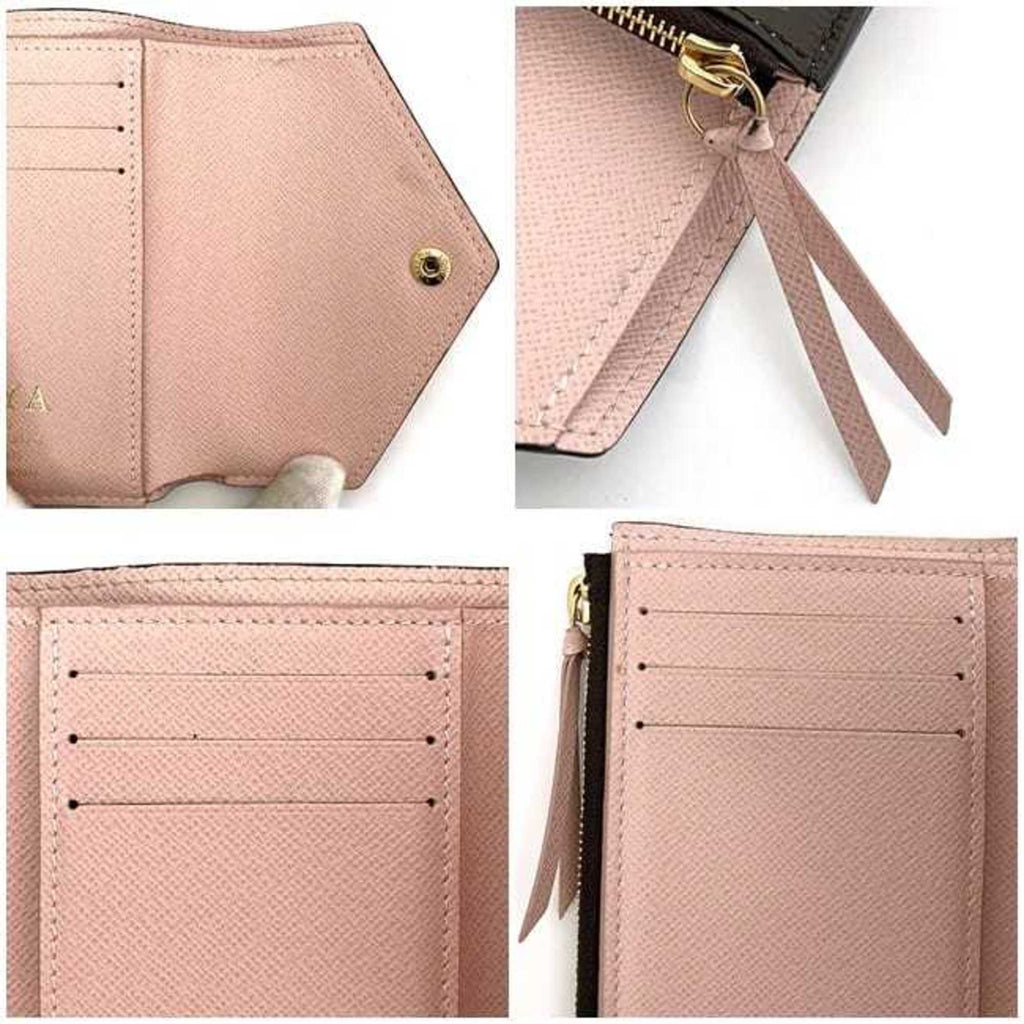 Louis Vuitton Brown Monogram Pink Rose Ballerine Monogram Wallet (Tri-Fold)