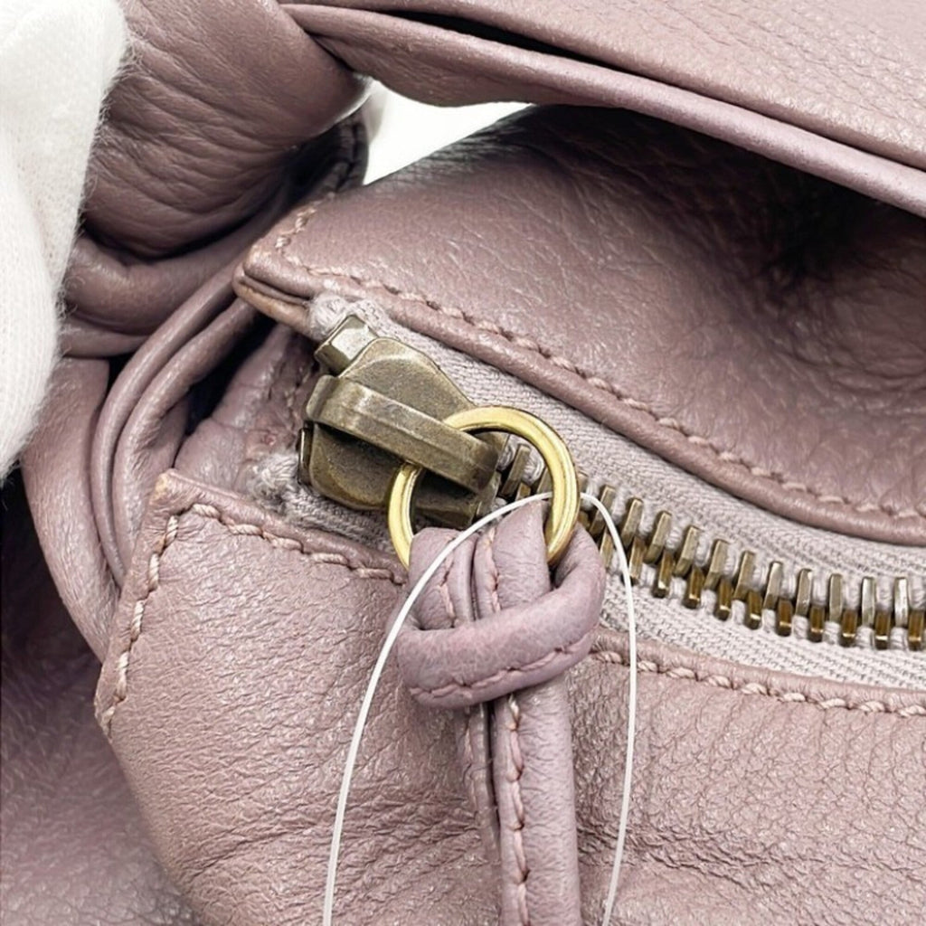 Gucci Purple Leather Shoulder Bag (Pre-Owned)