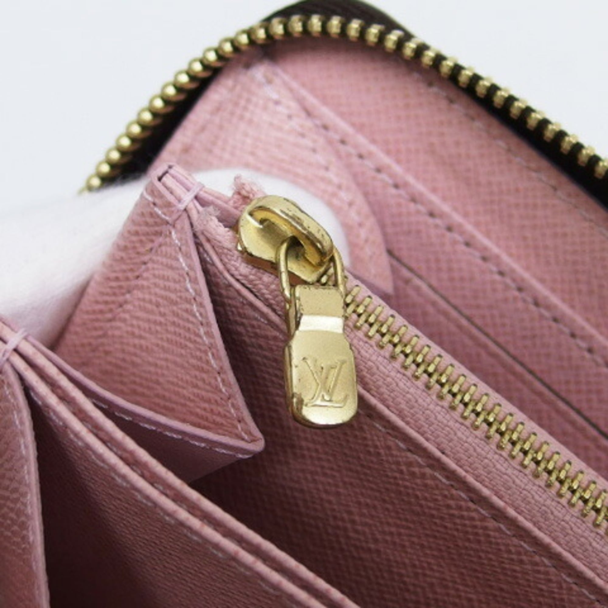 Louis Vuitton Light Pink Rose Ballerine Monogram Long Wallet
