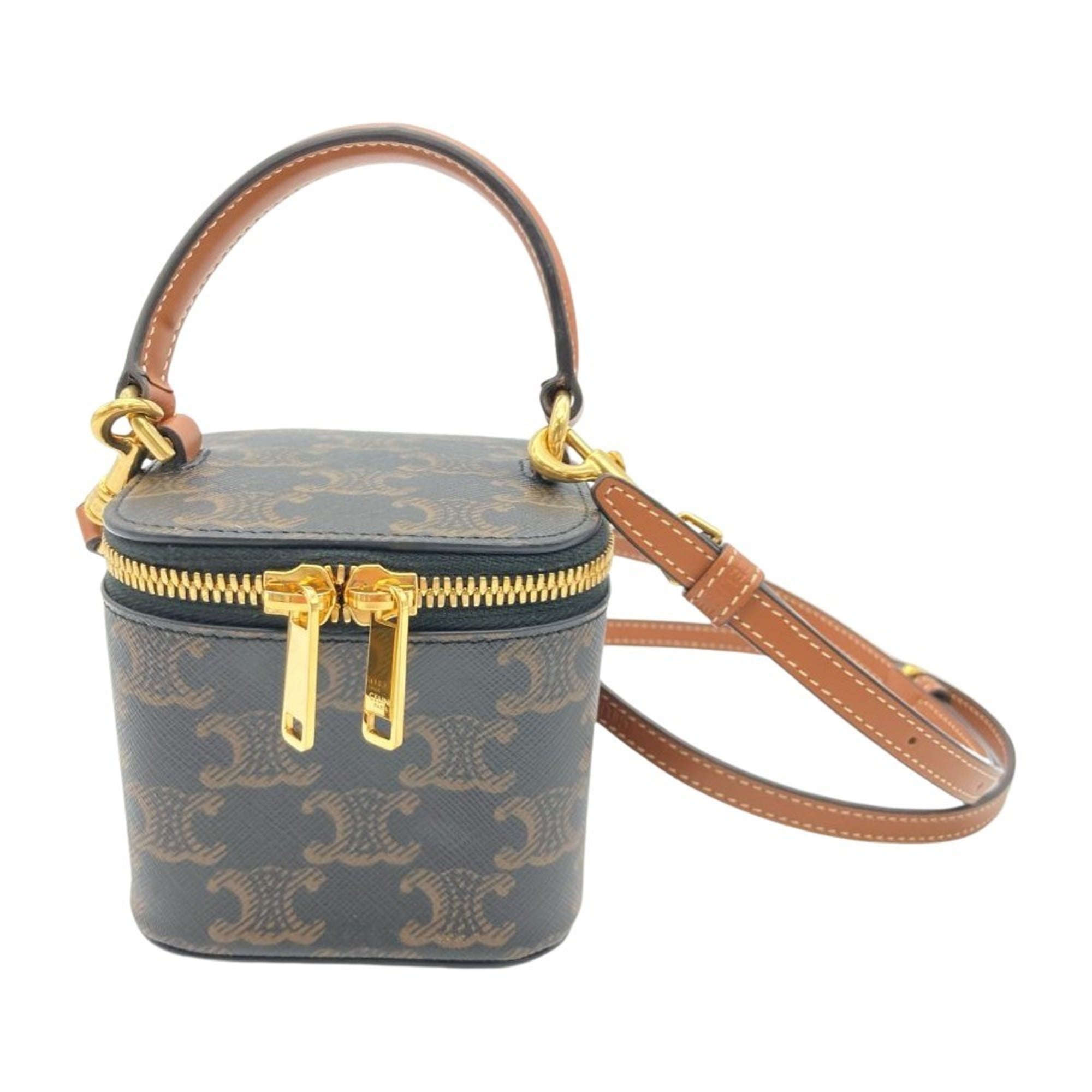 Celine Pvc Shoulder Bag Vanity Bag