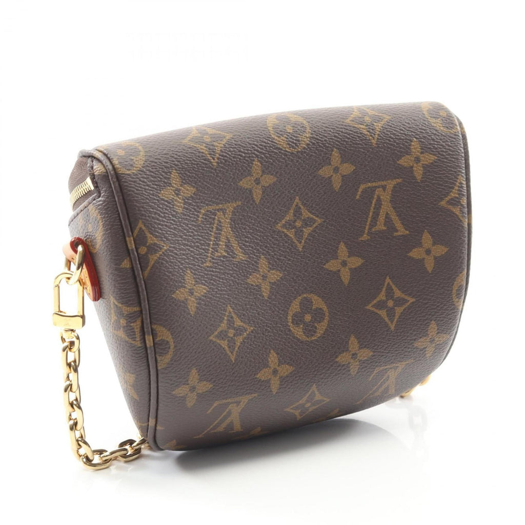 Louis Vuitton Brown Monogram Coated Canvas Leather Handbag