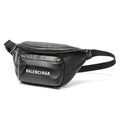 Balenciaga Black Leather Fanny Pack