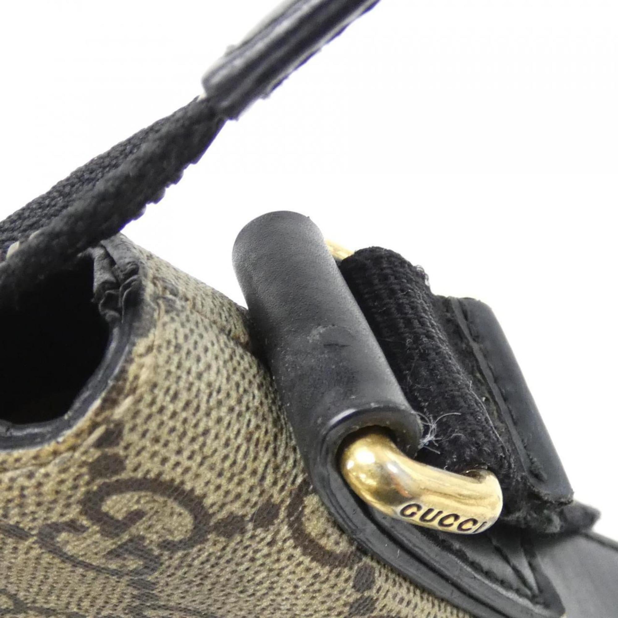 Gucci Beige Gg Supreme Canvas Shoulder Bag (Pre-Owned)