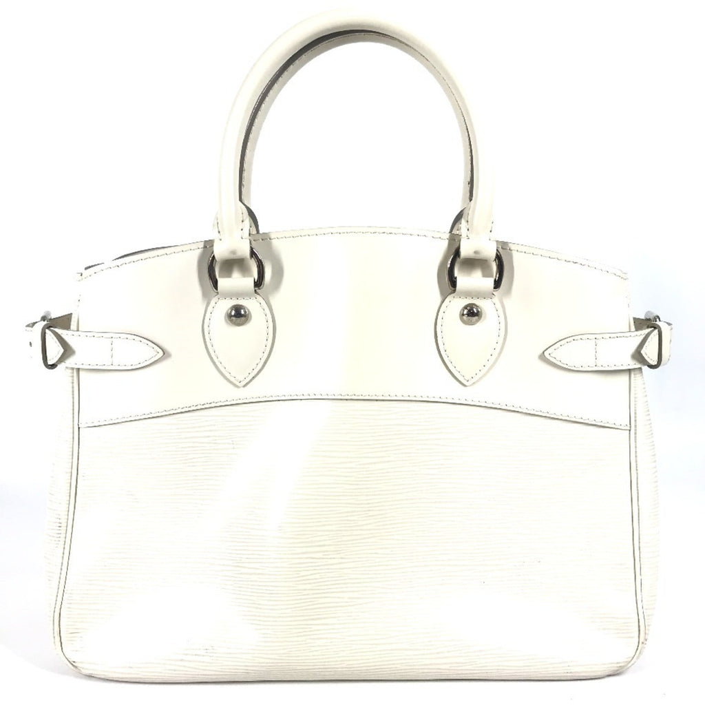 Louis Vuitton Epi White Epi Leather Handbag Tote Bag