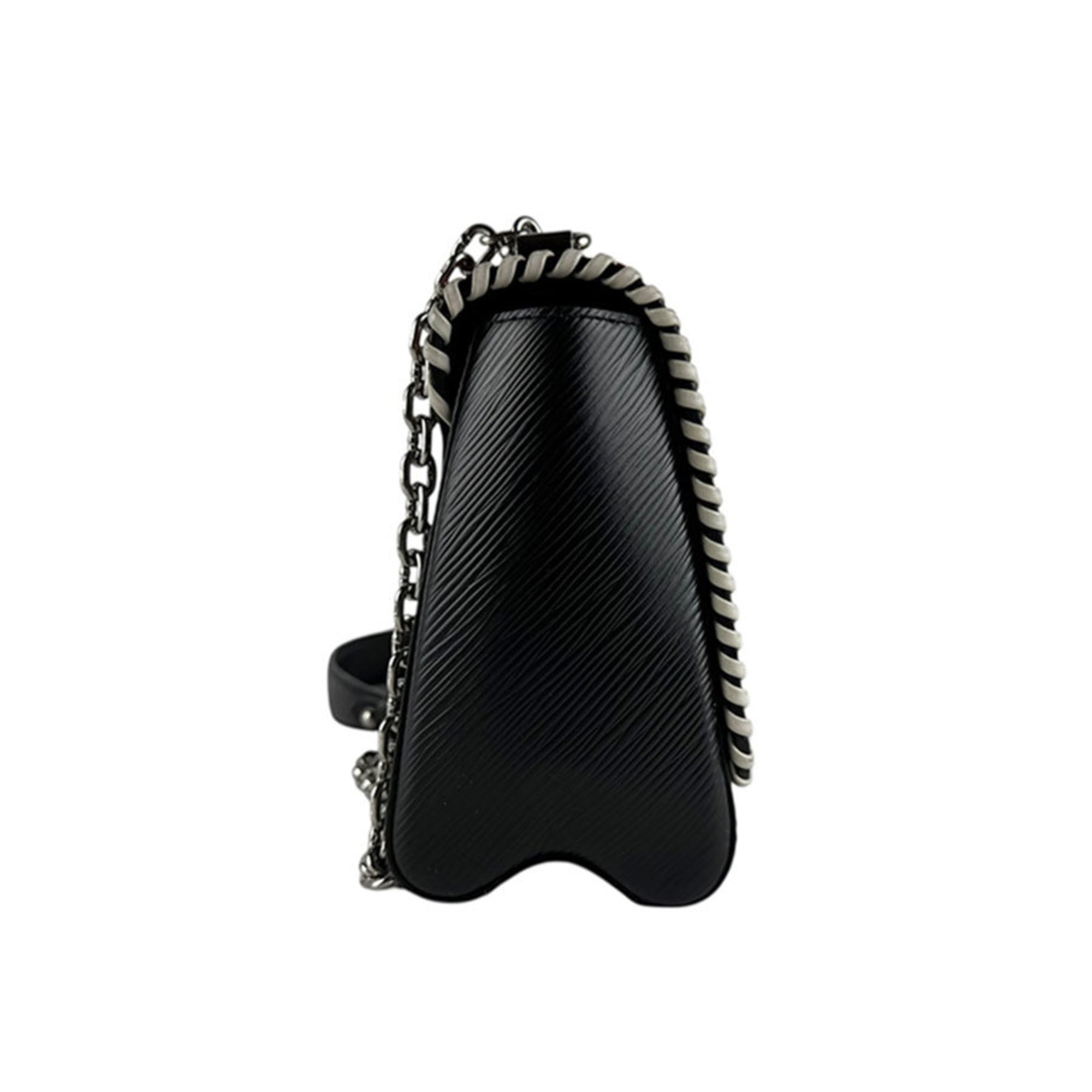 Louis Vuitton Black Off-White Red Color Epi Leather Shoulder Bag