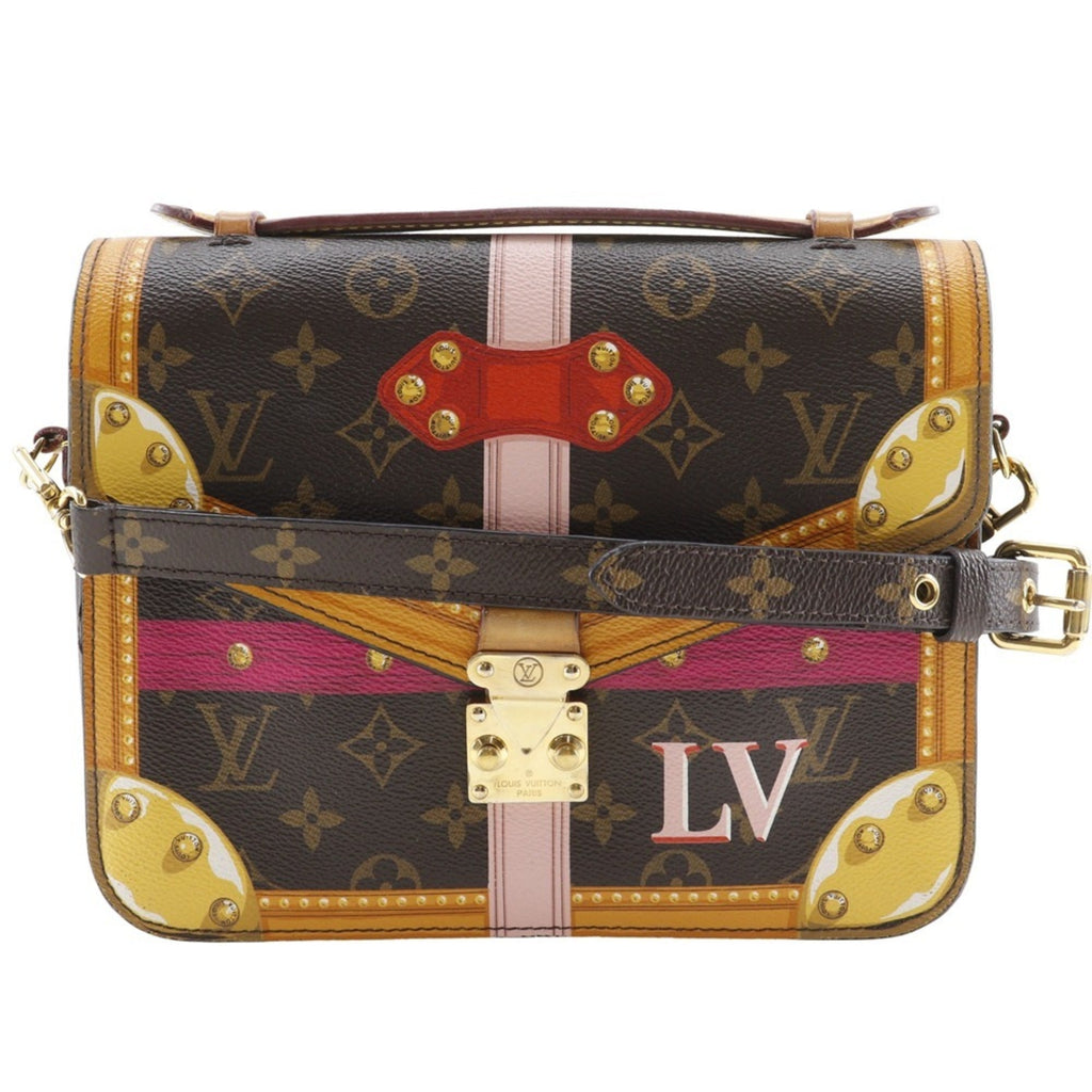Louis Vuitton Brown Monogram Pochette Shoulder Bag