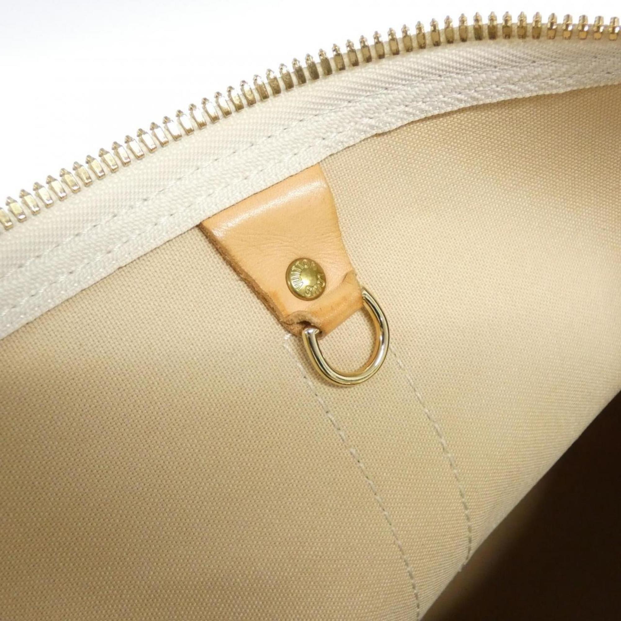 Louis Vuitton Azur Coated Canvas Boston Bag