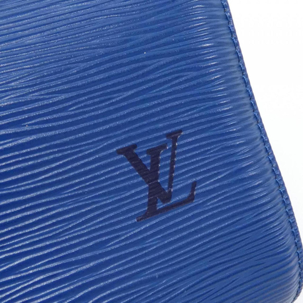 Louis Vuitton Blue Leather Boston Bag