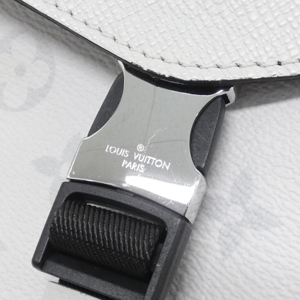 Louis Vuitton White Coated Canvas Shoulder Bag