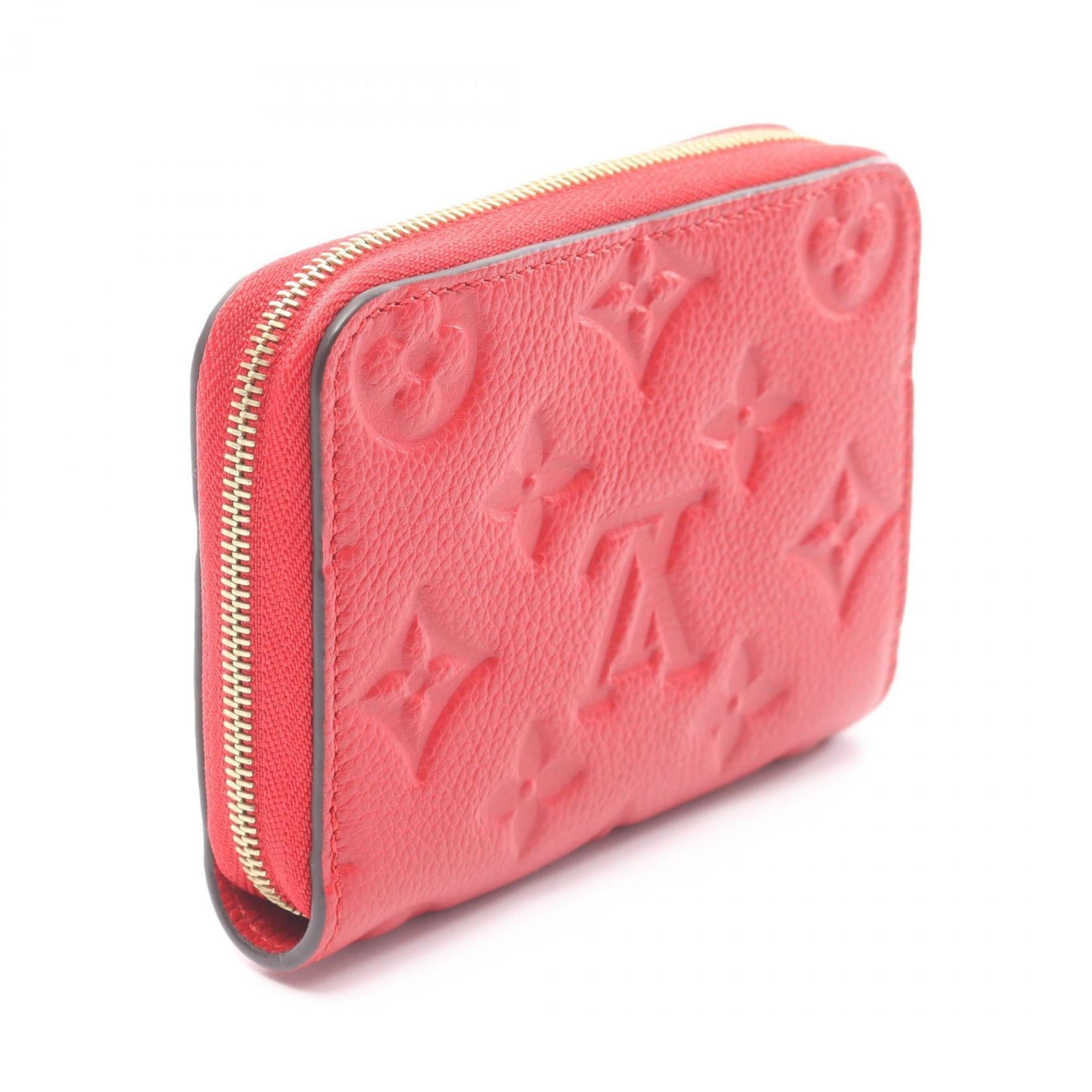 Louis Vuitton Cerise Red Color Monogram Empreinte Coin Purse/Coin Case
