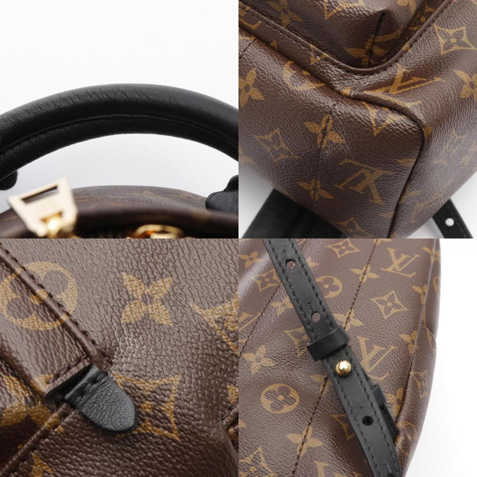 Louis Vuitton Brown Coated Canvas Leather Backpack