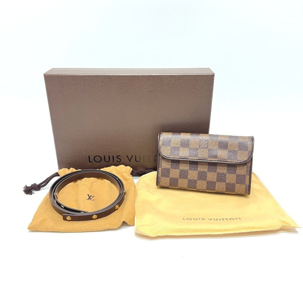 Louis Vuitton Brown Ebene Damier Canvas Pochette Sling Bag