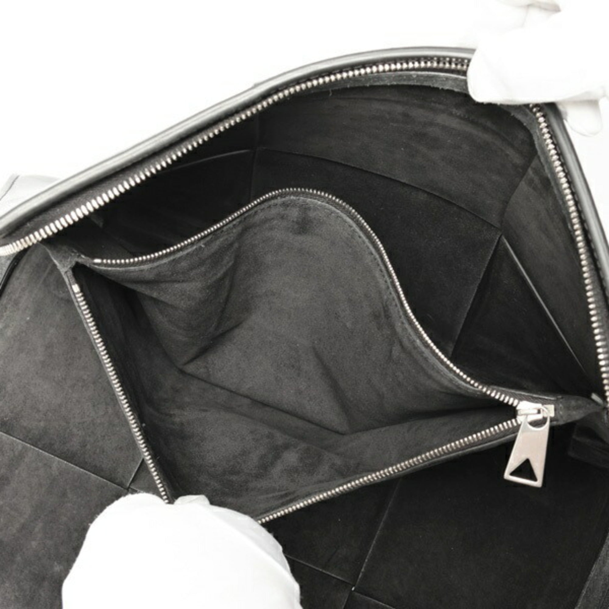 Bottega Veneta Black Intrecciato Clutch Bag Document Case
