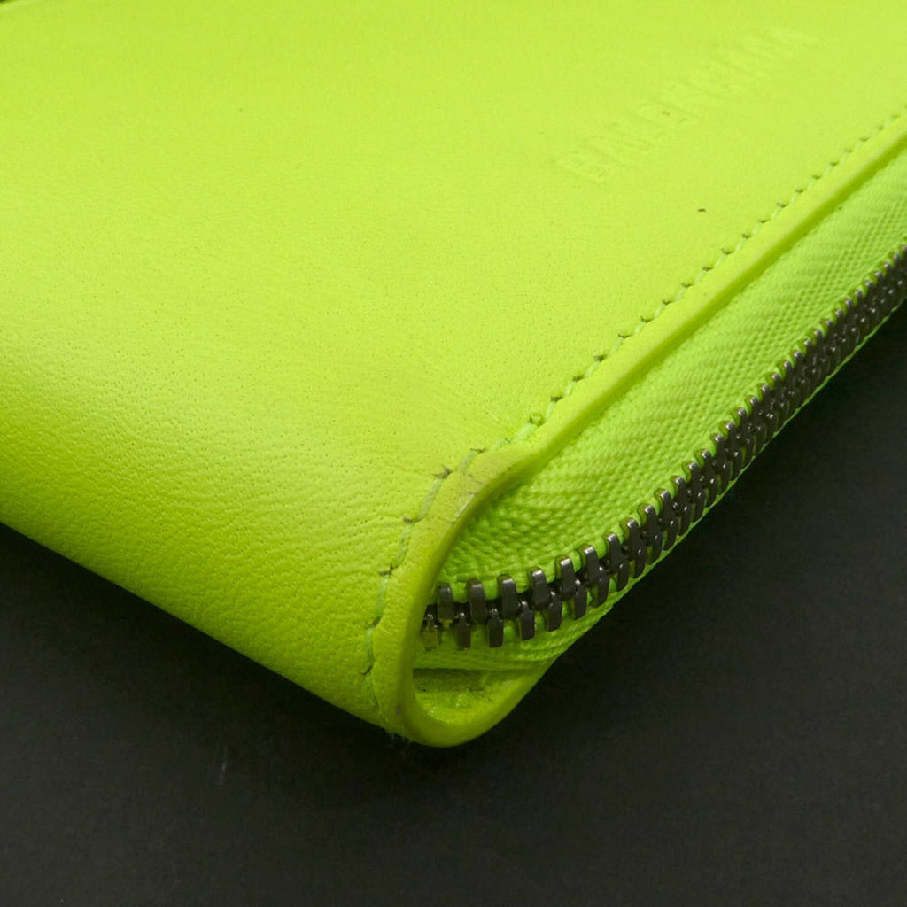 Balenciaga Yellow Leather Wallet (Bi-Fold)