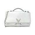 Louis Vuitton Silver Leather Handbag Shoulder Bag