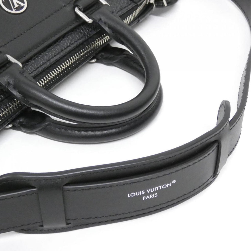 Louis Vuitton Black Leather Handbag