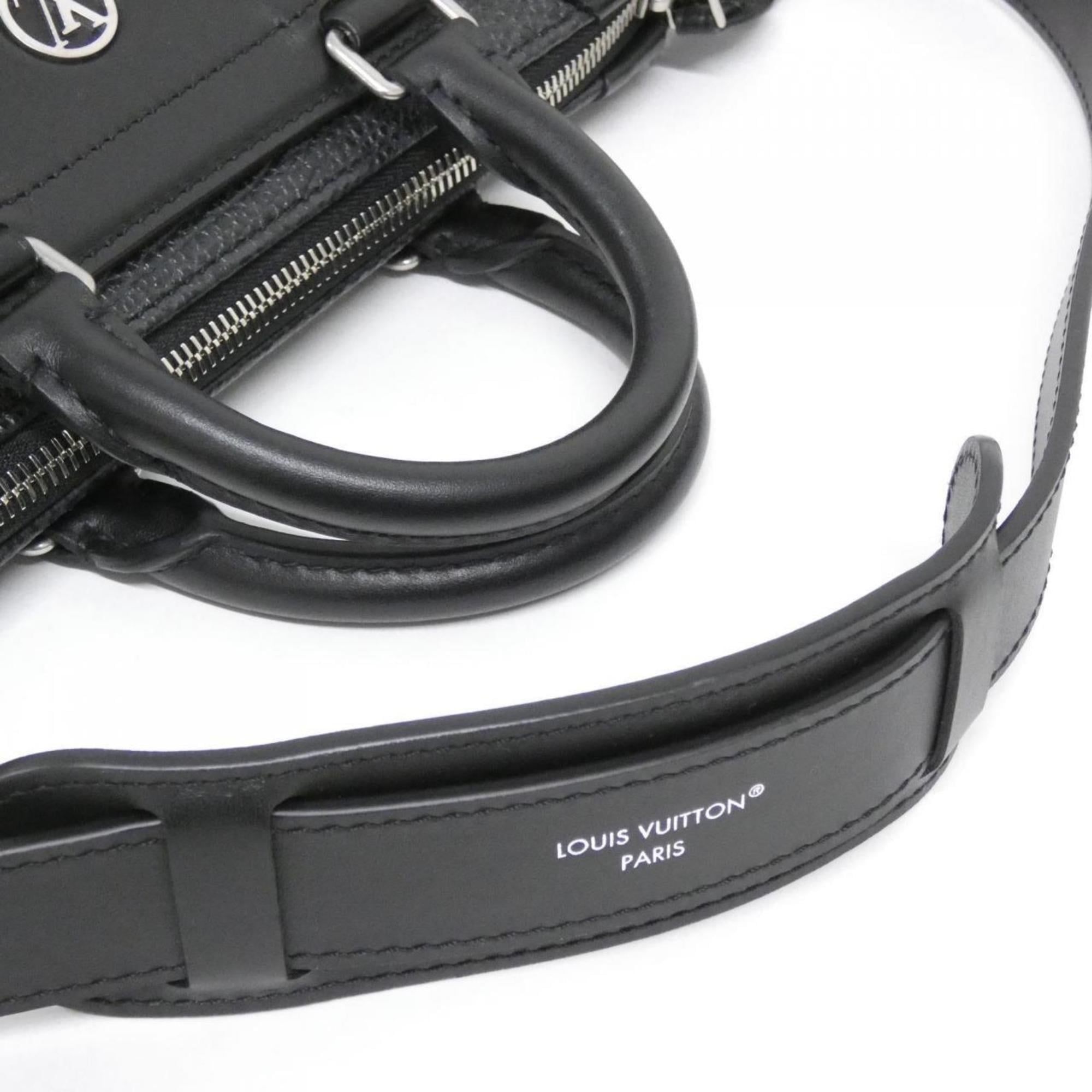Louis Vuitton Black Leather Handbag