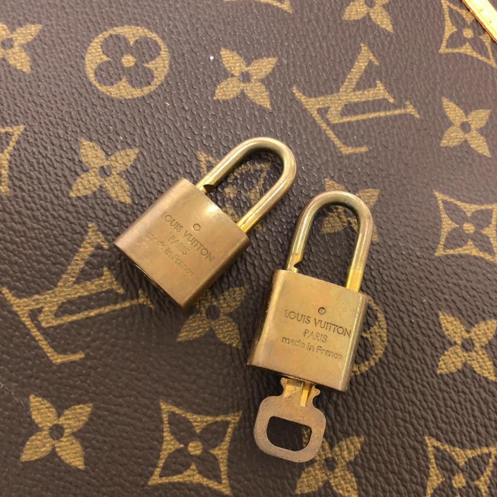 Louis Vuitton Brown Coated Canvas Boston Bag