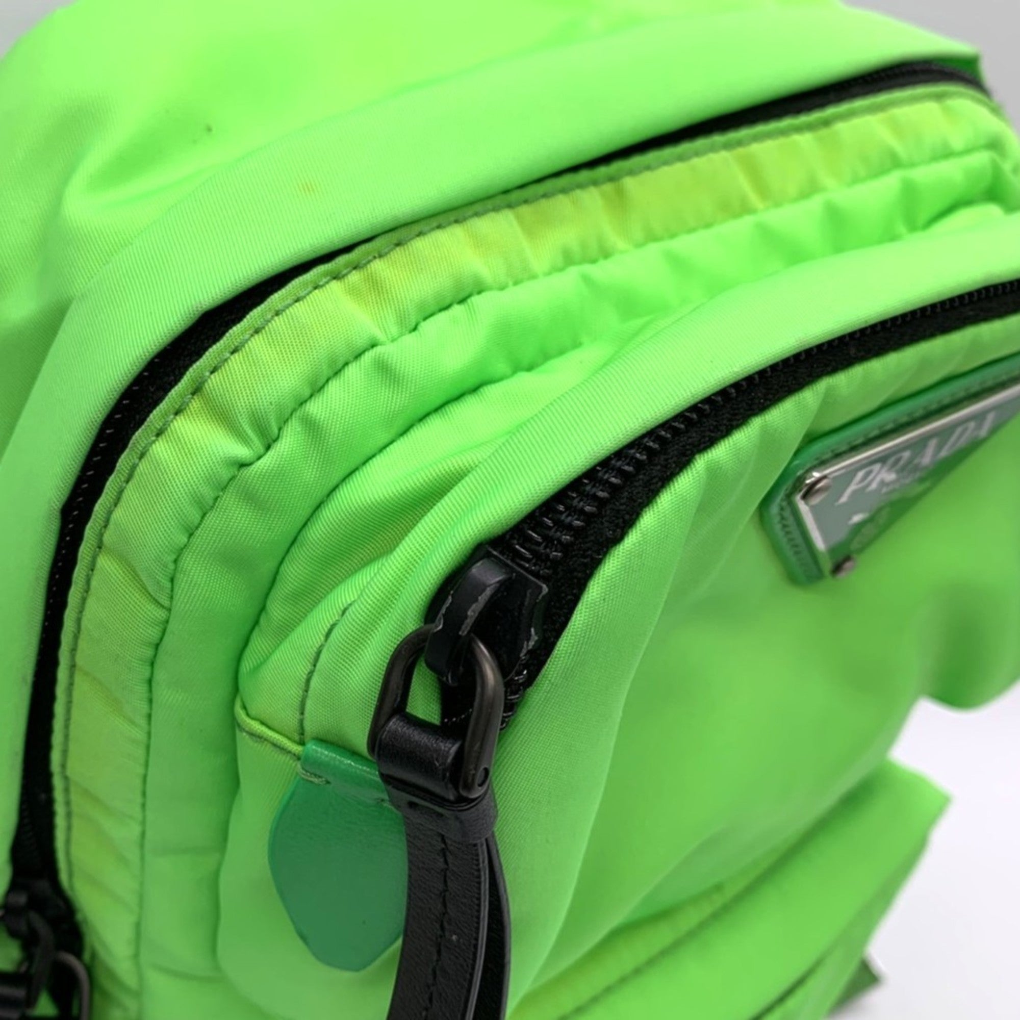 Prada Green Nylon Sling Bag