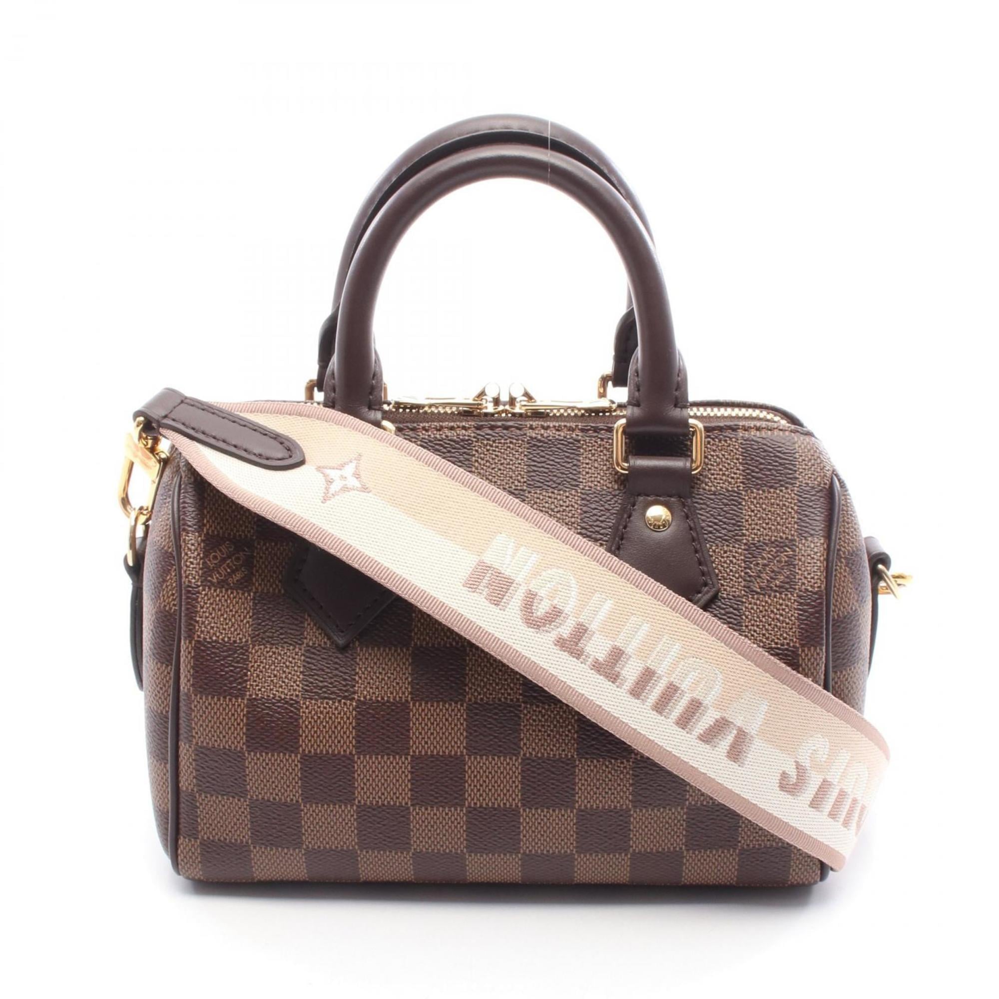 Louis Vuitton Brown Ebene Coated Canvas Leather Handbag