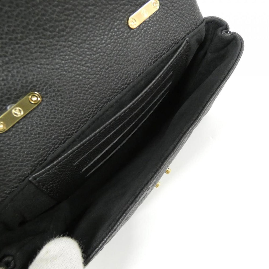 Louis Vuitton Black Leather Handbag