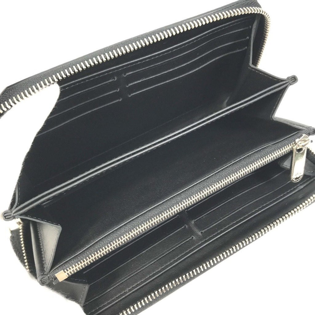 Louis Vuitton Black Mahina Leather Long Wallet