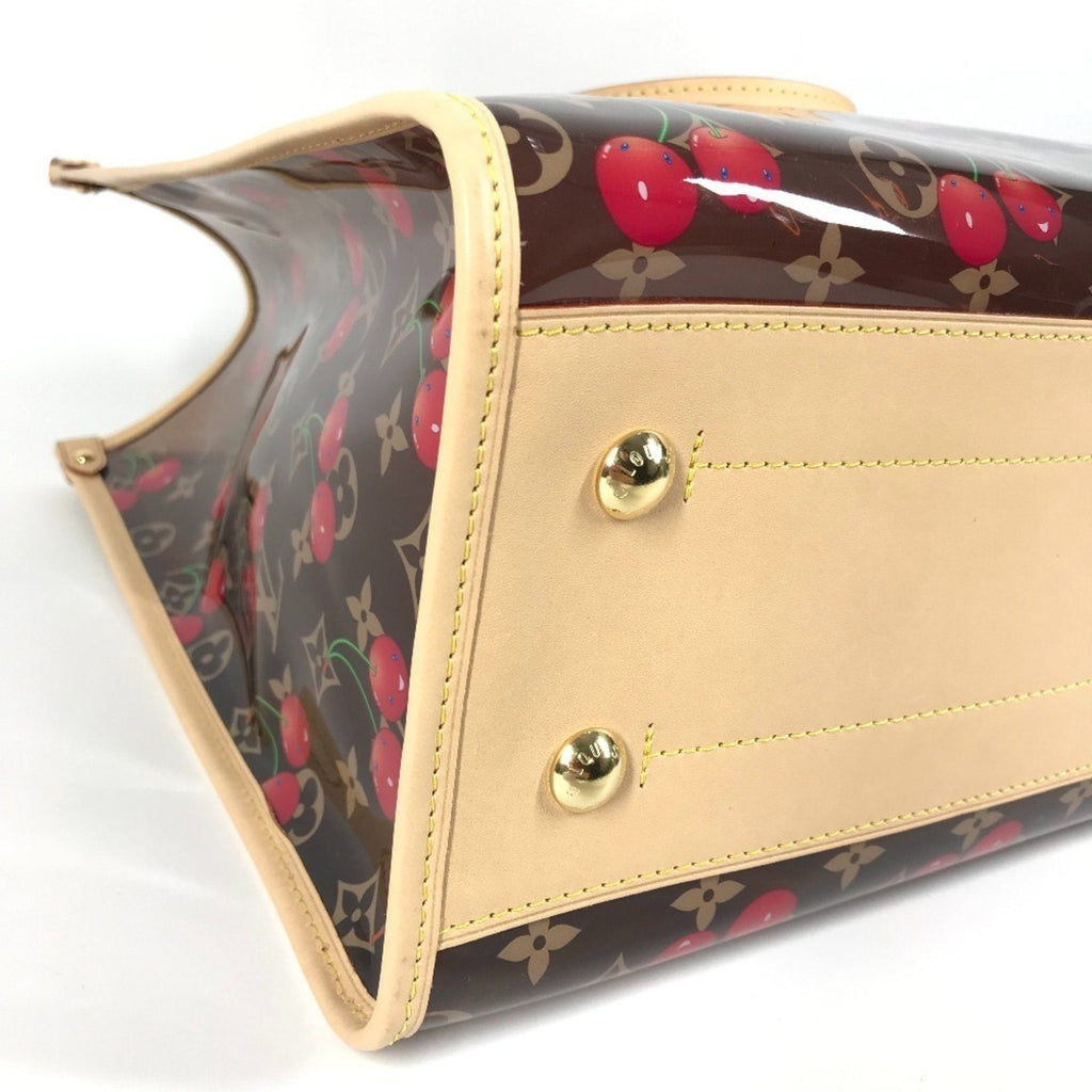 Louis Vuitton Brown Clear Monogram Red Color Monogram Shoulder Bag