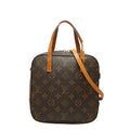 Louis Vuitton Brown Pvc Leather Handbag Shoulder Bag