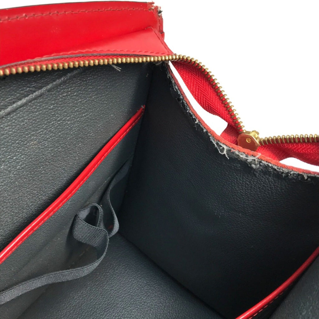 Louis Vuitton Red Leather Handbag