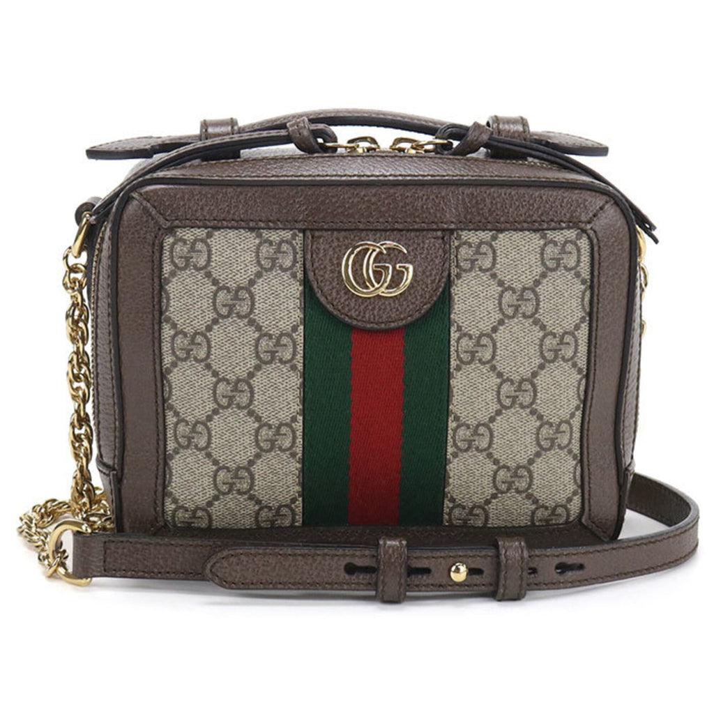 Gucci Brown Leather Shoulder Bag (Pre-Owned)