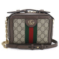 Gucci Brown Leather Shoulder Bag (Pre-Owned)