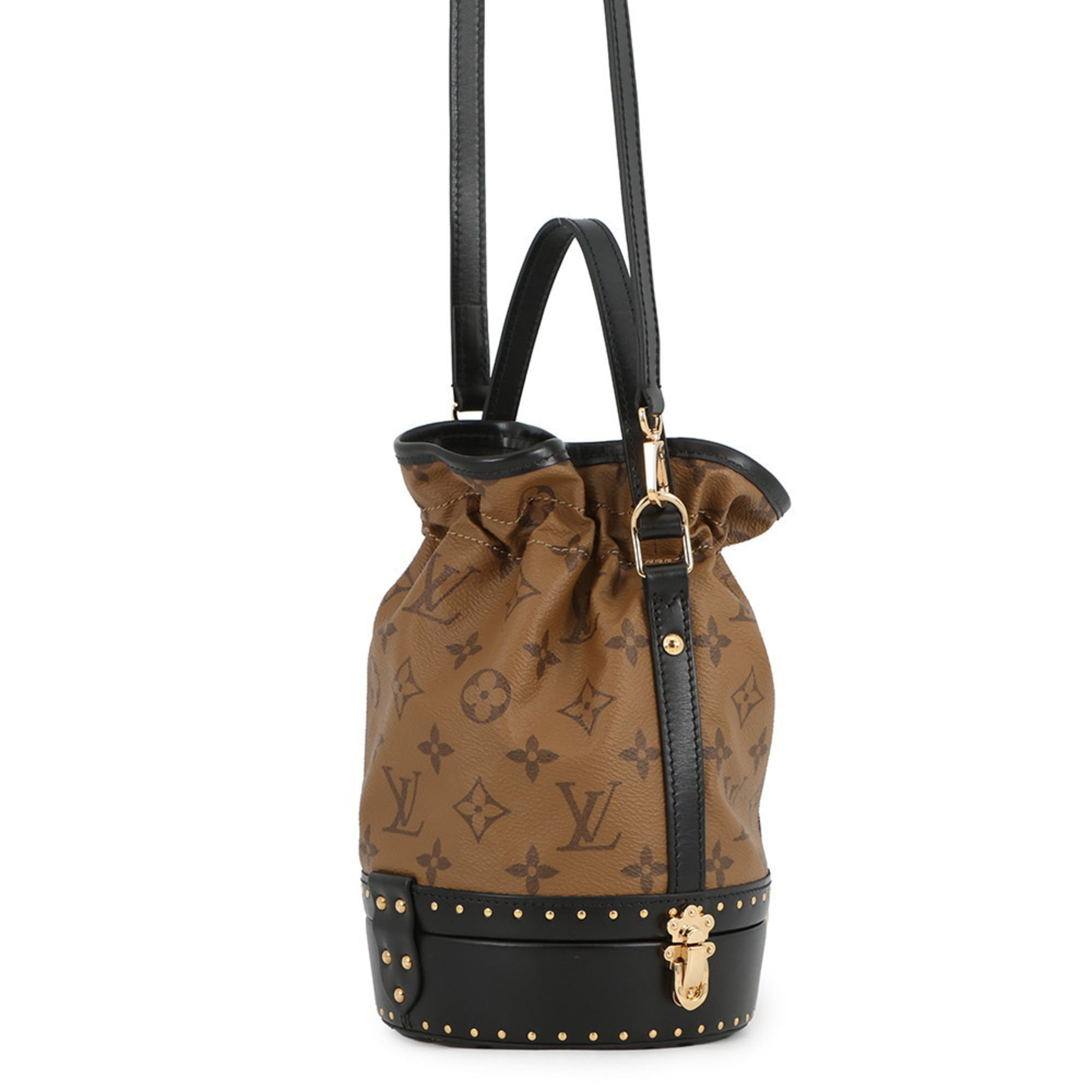 Louis Vuitton Noir Monogram Reverse Handbag