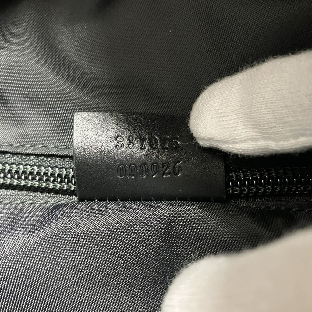 Gucci Black Canvas Backpack (Pre-Owned)