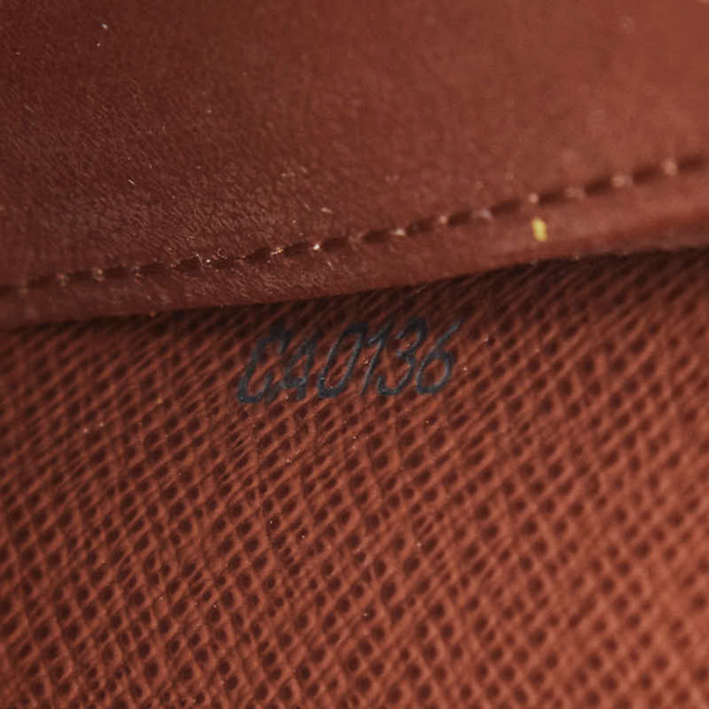 Louis Vuitton Brown Pvc Wallet (Tri-Fold)