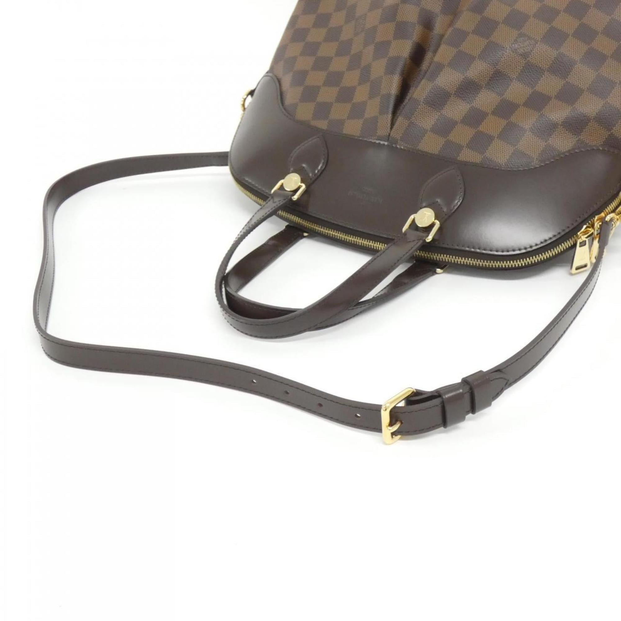 Louis Vuitton Damier Ebene Coated Canvas Handbag