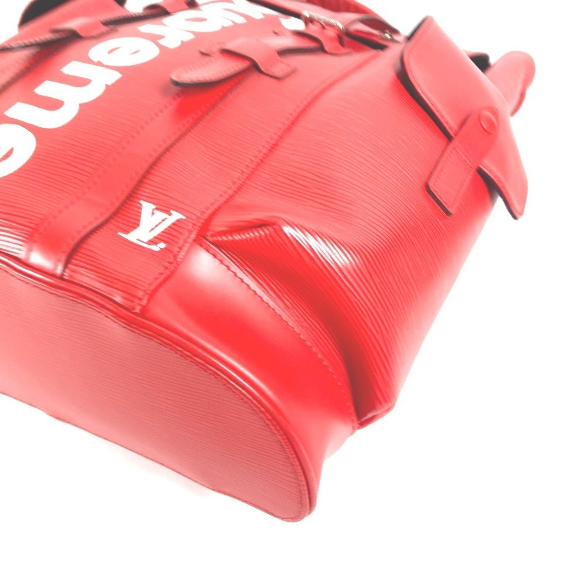 Louis Vuitton Epi Red Color White Epi Leather Backpack
