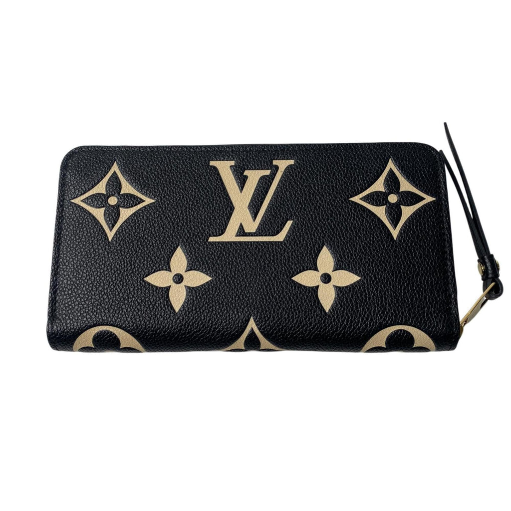 Louis Vuitton Black Leather Long Wallet
