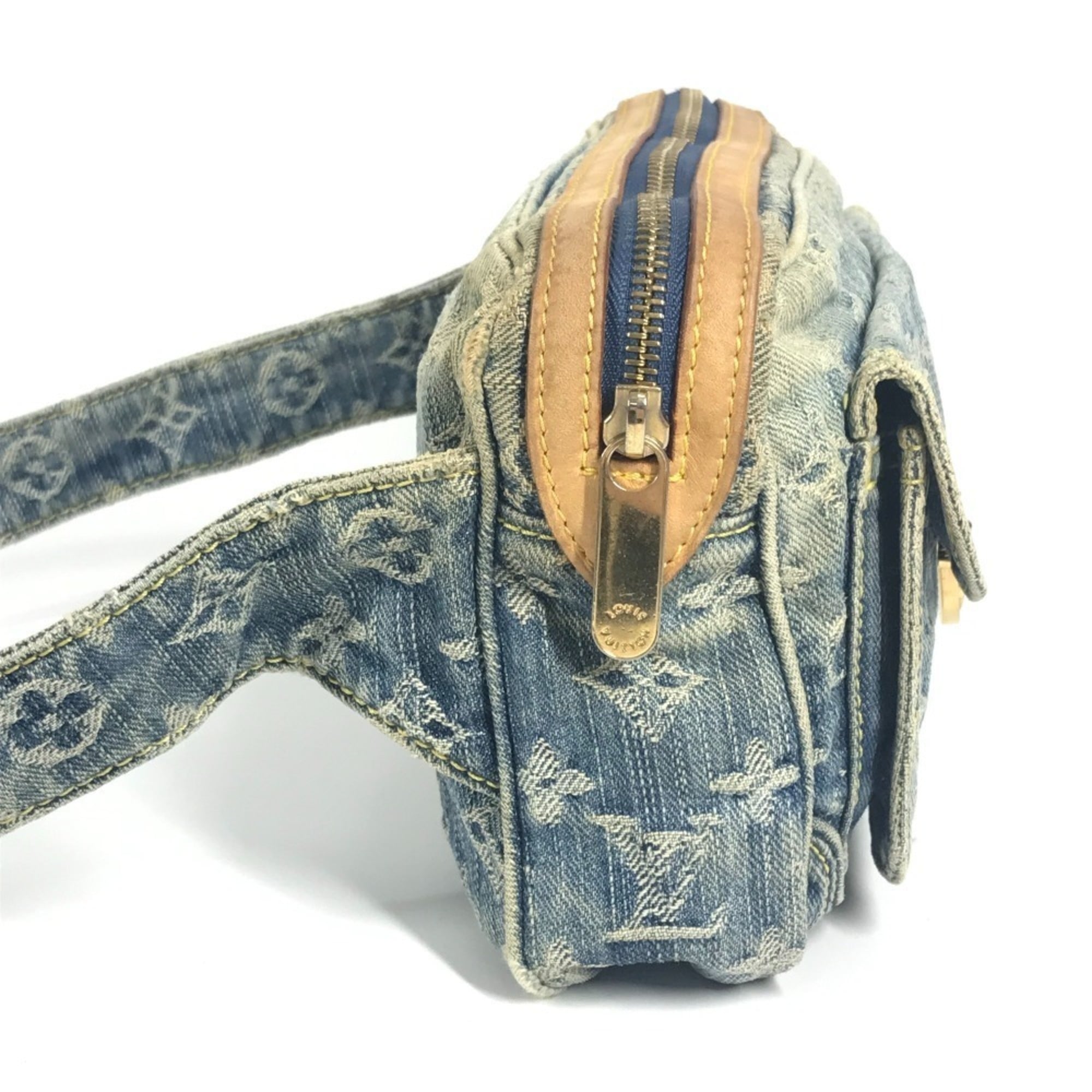 Louis Vuitton Monogram Denim Blue Monogram Monogram Denim Sling Bag
