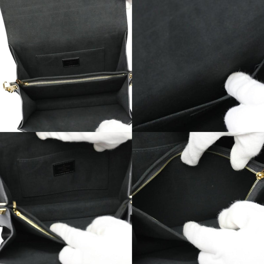 Louis Vuitton Black Noir Leather Shoulder Bag