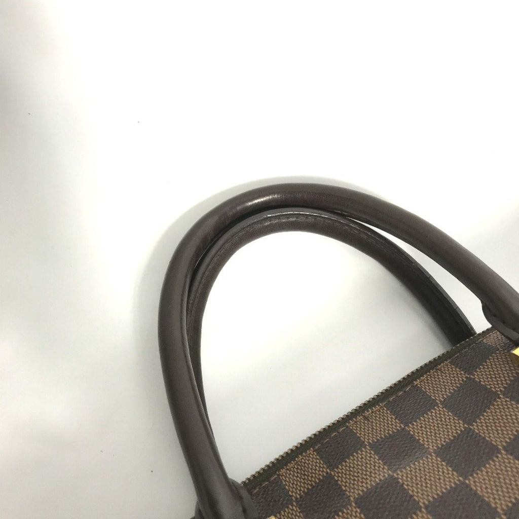 Louis Vuitton Brown Damier Canvas Ebene Damier Canvas Boston Bag Handbag